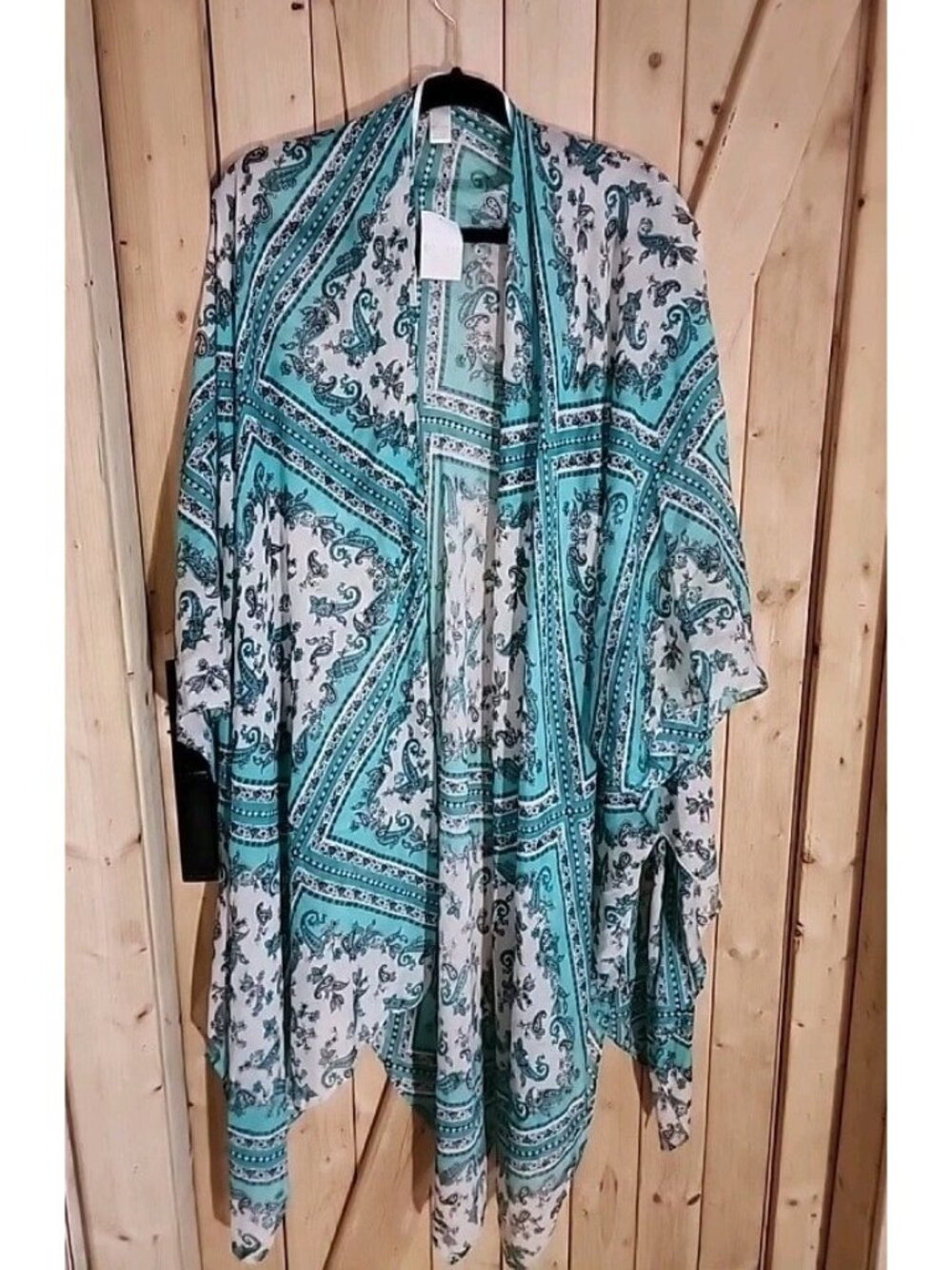 Cato Womens Kimono Cardigan Top Open Front Sheer Boho Coverup Beach Oversized